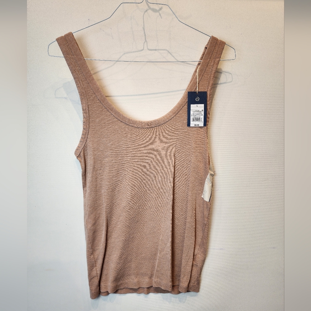 NEW TARGET Universal Thread Copper Ribbed Tank Top Size L‎